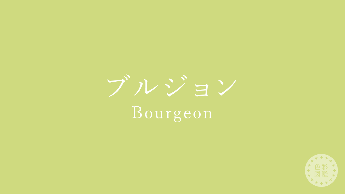 ブルジョン（Bourgeon）の色見本