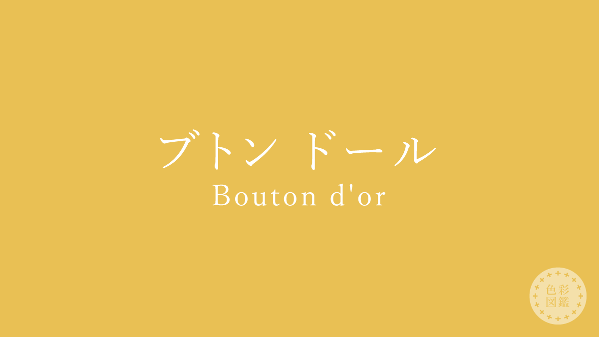 ブトン ドール（Bouton d’or）の色見本