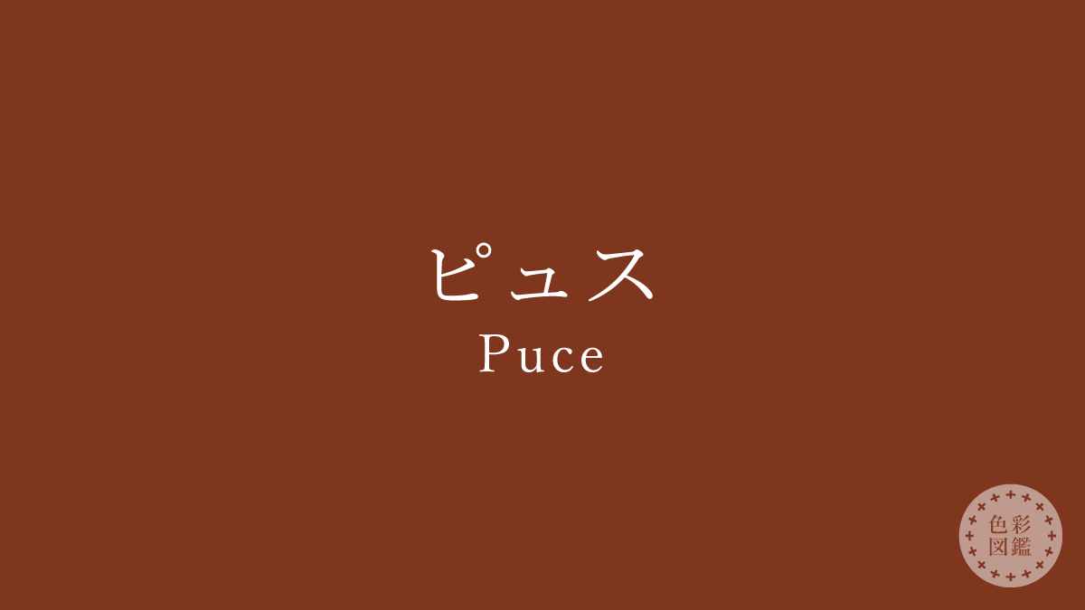 ピュス（Puce）の色見本