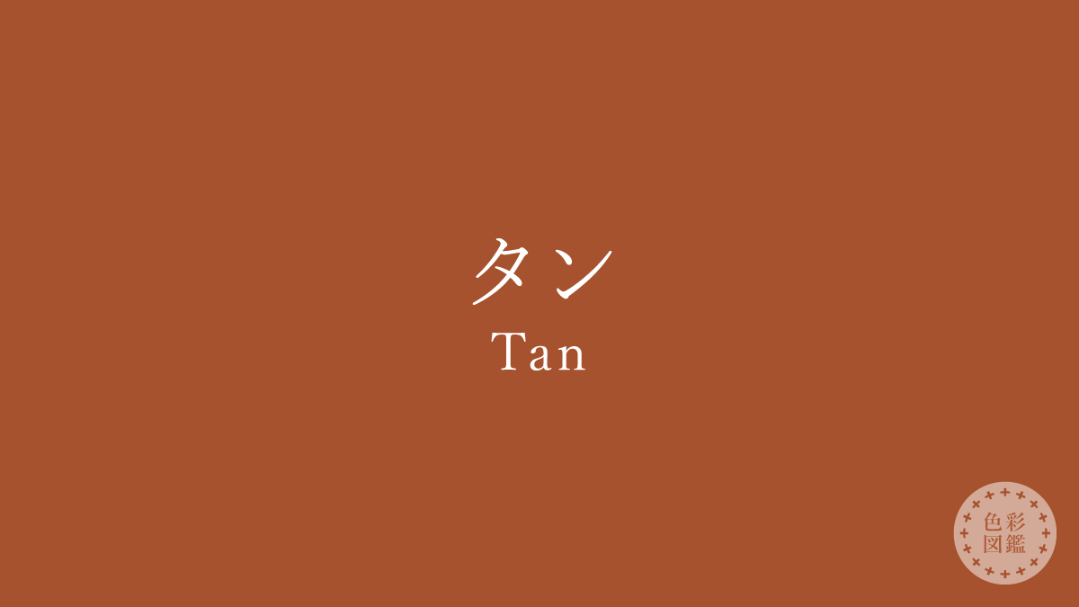 タン（Tan）の色見本