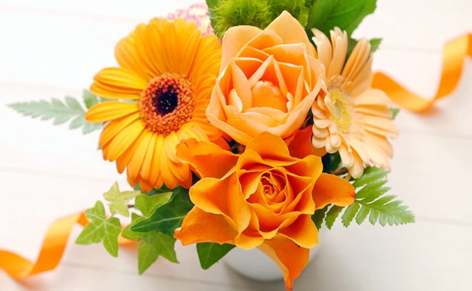 オレンジ色の花の花言葉 ガーベラ カーネーション バラ カラーセラピーランド カラーライフスタイル